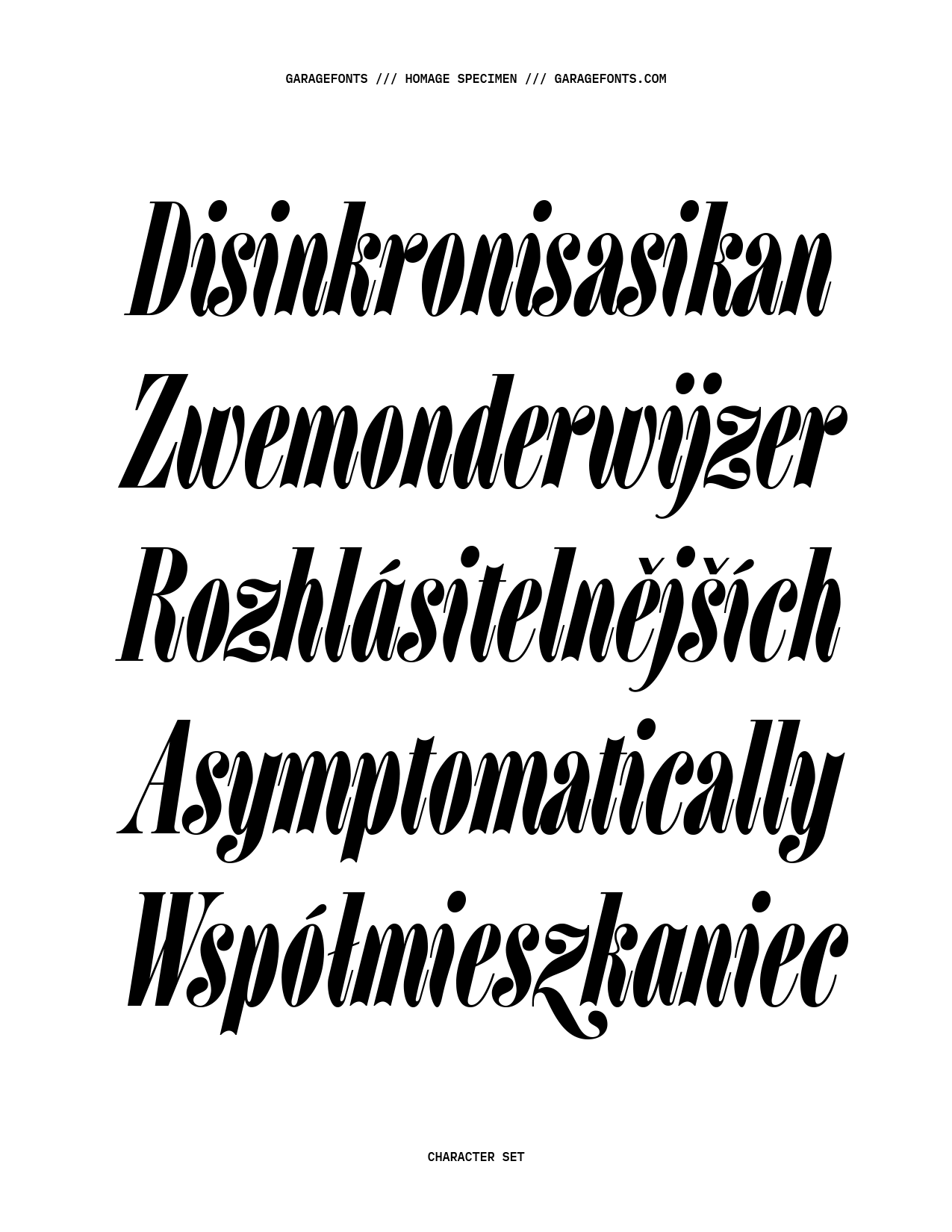 homage-condensed-specimen
